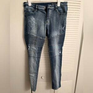 South Pole Distressed Denim Skinny Jeans